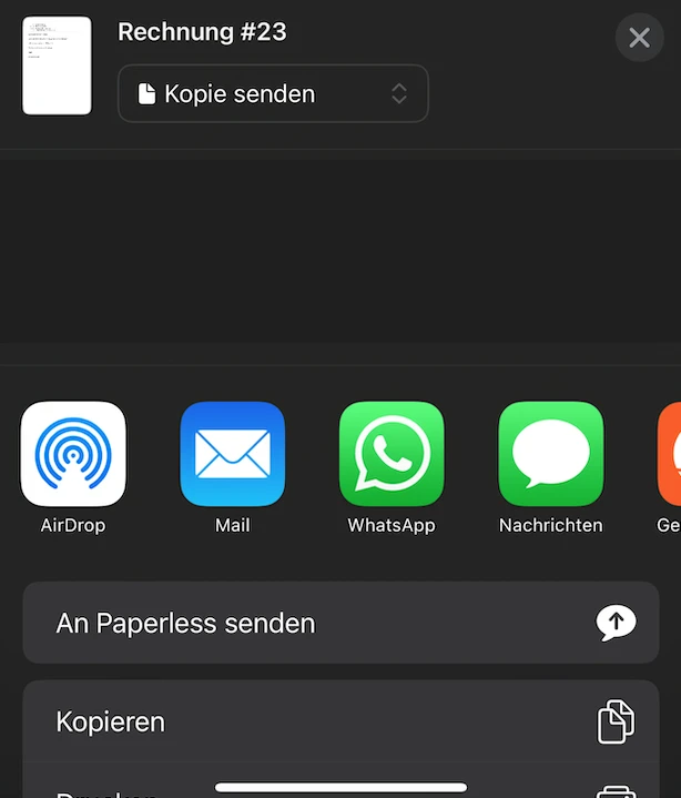 On the iPhone